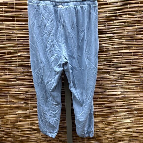 Plus Size Adidas 3-Stripe Fleece Joggers, Women's, Size: 1XL, Light Blue - Picture 2 of 2